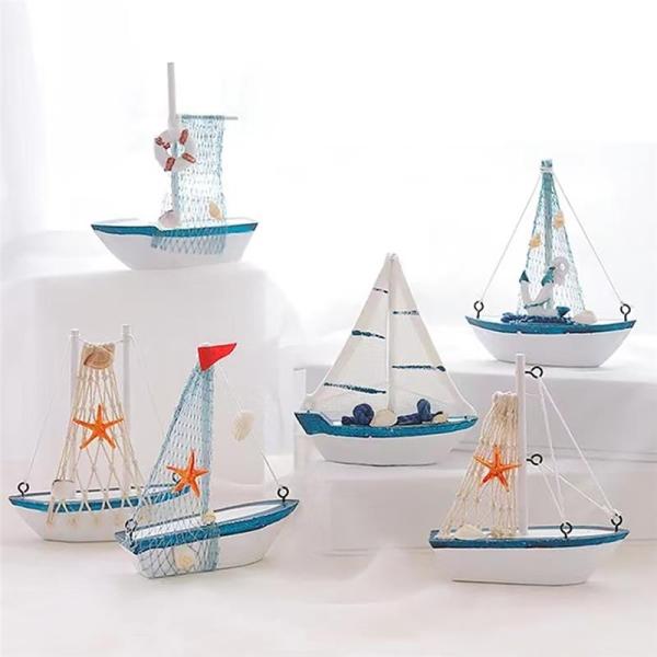Actual product image Kögler Maritime decoration sailing ships with real shells, assorted in 6 designs