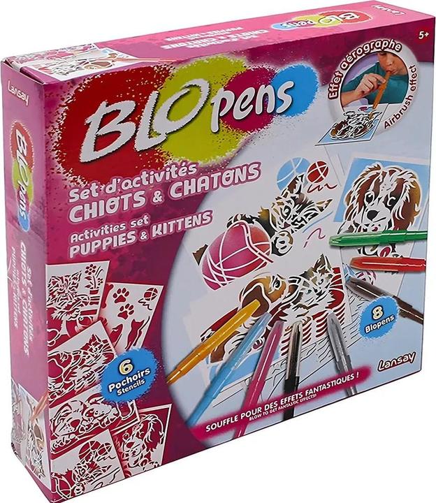 Blopens Set Activites Chiots Et Chatons (Fr-En)