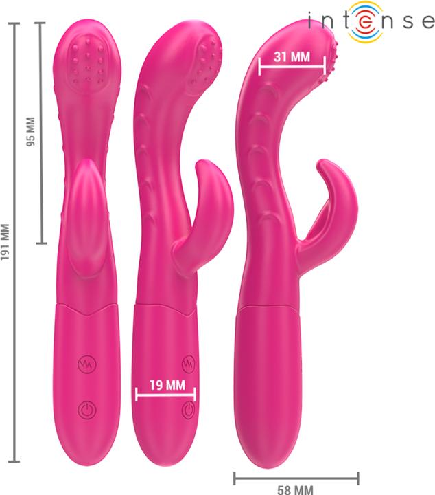 Intense Amara Vibrator Mit Stimulierender Zunge 10 Vibrationen Rosa