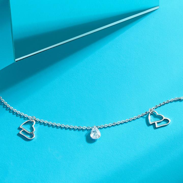 Immagine prodotto La Petite Story - Silver women's bracelet with pendants Silver LPS05AWV57 (19 cm, Argento 925)