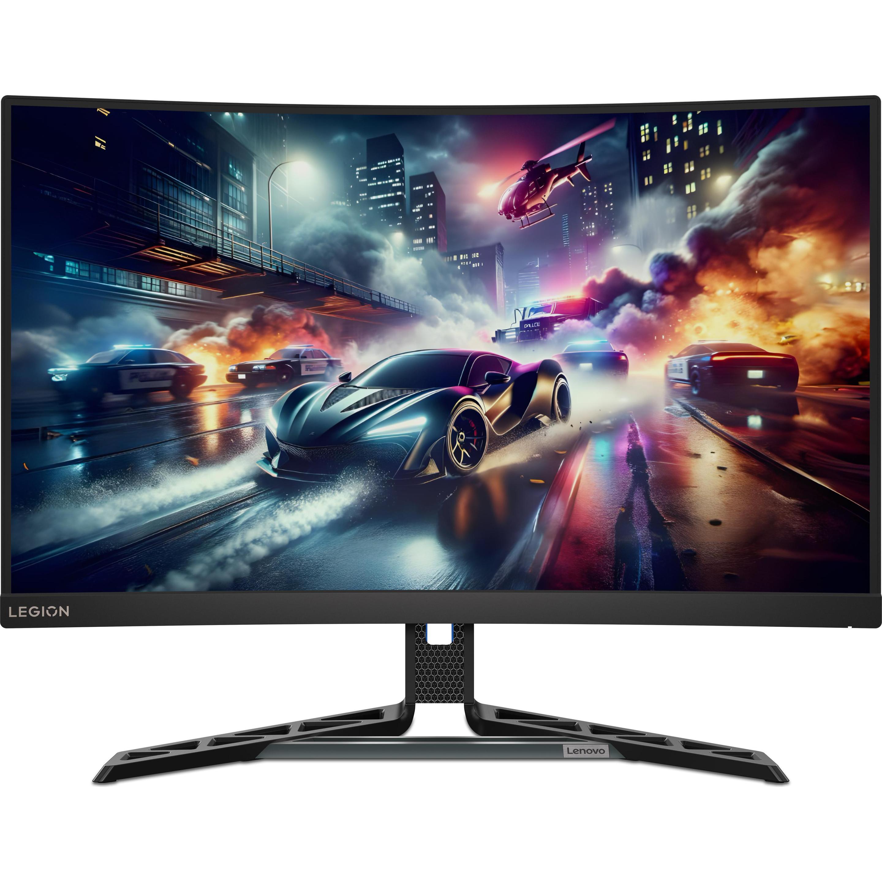 Lenovo Legion R27qc-30 (2560 x 1440 Pixel, 27"), Monitor, Schwarz