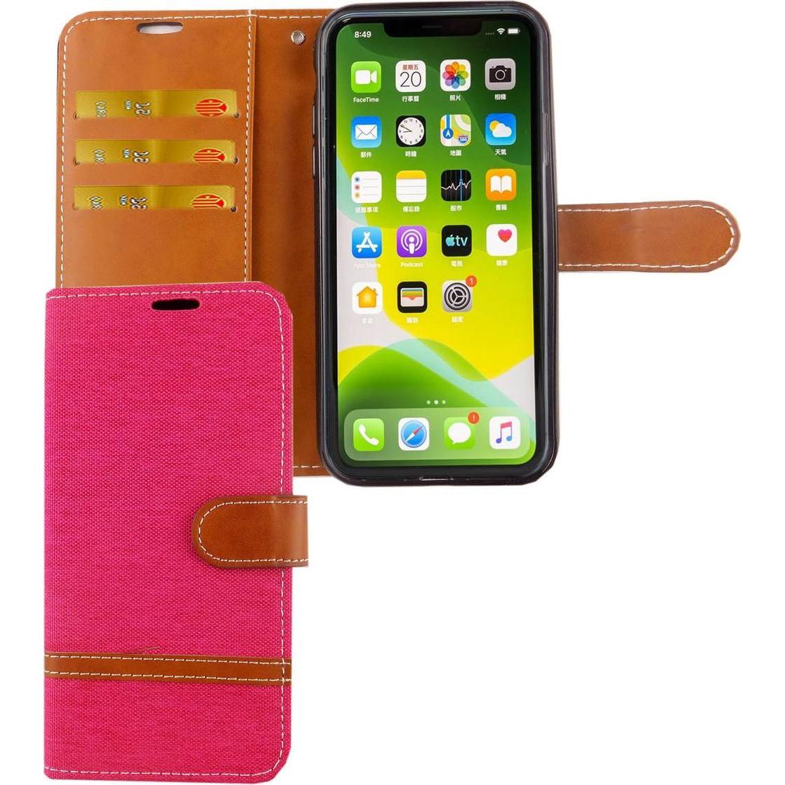 König Design Hülle Handy Schutz für Apple iPhone 11 Case Cover Tasche Wallet Etui Handyhülle (Apple iPhone 11), Smartpho...