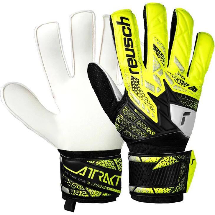 Reusch, Herren, Handschuhe, Football Attrakt Solid, Schwarz, (6.5)