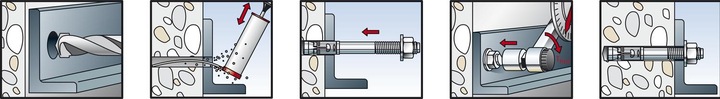 Produktbild Fischer hulrumsdybel sort pan - Powerknot rosett M5x65 m/panhoved 25stk 18-30mm TX25 (50 Stk.)