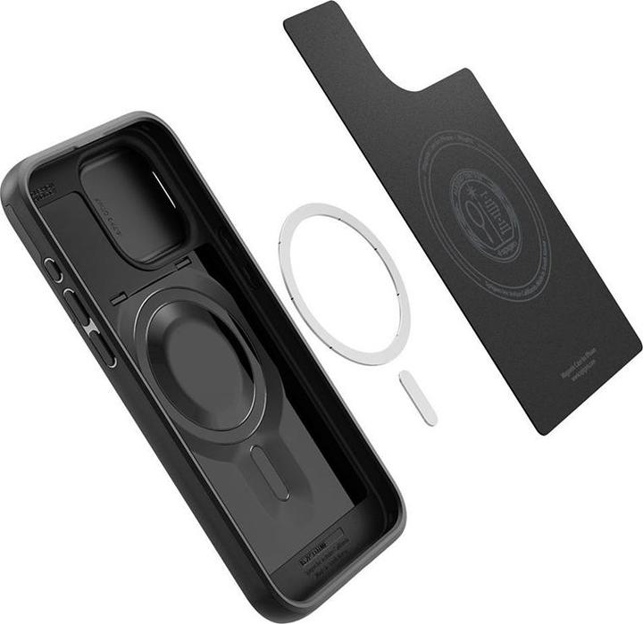 Produktbild Spigen Optik Armor Mag Magsafe Iphone 15 Pro Black (Apple iPhone 15 Pro)