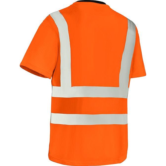 Thumbnail - Texxor, Arbeitsjacke, unisex Warnschutz Shirt HOOGE orange Grösse 2XL (XXL)