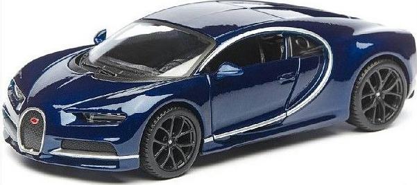 Actual product image Bburago 18-43060 Bugatti Chiron κλίμακα 1:32 μεταλλικό (Asst.18/43100,18/43000) μπλε