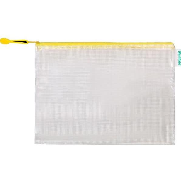 Thumbnail - Tarifold, Mappe, Reissverschlusstasche PVC gelb A4 330x240mm VE=8 Stück (A4, 8 x)