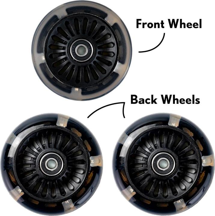 EzyRoller Classic, 3 LED Räder