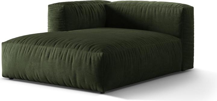 Image du produit Micadoni Chaise longue modulable gauche, "Martina", 1 Place, 176x123x75 Fabriqué en Europe (Recamière)
