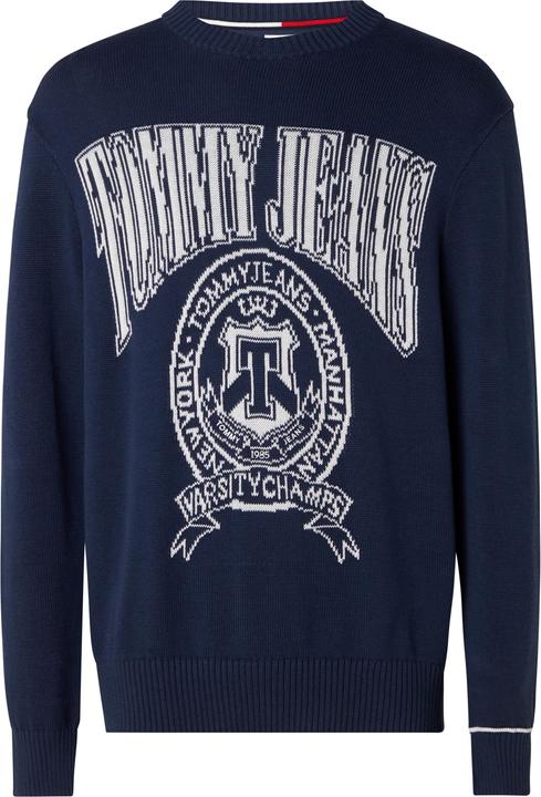Image du produit Tommy Hilfiger Tommy Jeans Relaxed Varsity Jacquard Knit Sweater - 88647 (M)