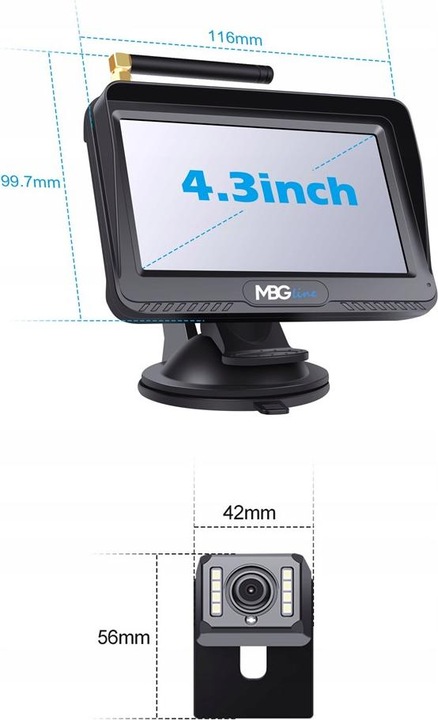 Actual product image MBG Line CAMERA COFANIA ZESTAW BEZPRZEWODOWY D+435+009S (800 x 480 Pixels)