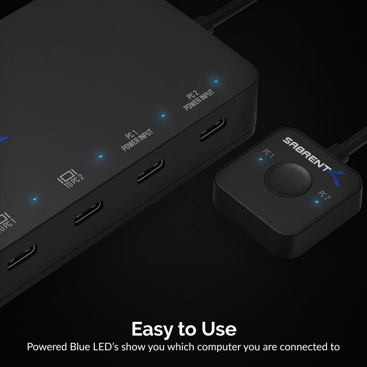 Image du produit Sabrent Commutateur USB à 2 ports