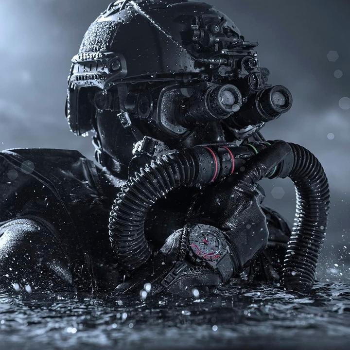 Actual product image Luminox Navy Seal Chronograph 3580 Series (Analogue wristwatch, Chronograph, Diving watch, Swiss made, 45 mm)