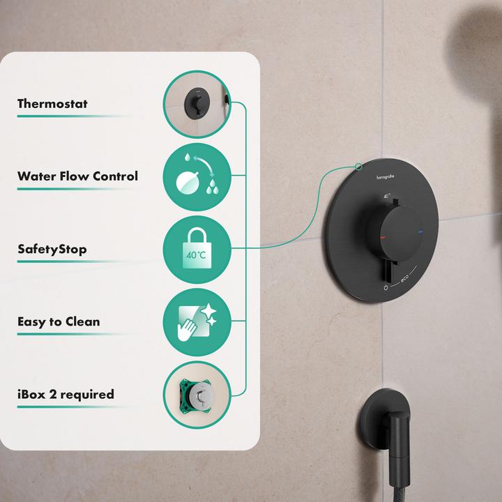 Image du produit hansgrohe Ecostat Comfort S thermostat encastré pour 1 consommateur, 33714340, 33714340
