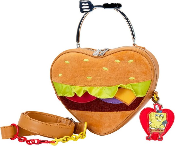 Produktbild Loungefly Nickelodeon by Umhängetasche Spongebob Krabby Patty Plush