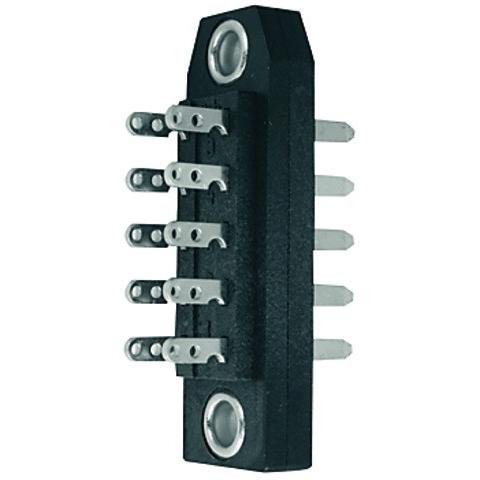 Thumbnail - Telegärtner Messerleiste J00044A0900 Gesamtpolzahl 10 Anzahl Reihen 2 1 St., Elektronikkabel + Stecker, Schwarz