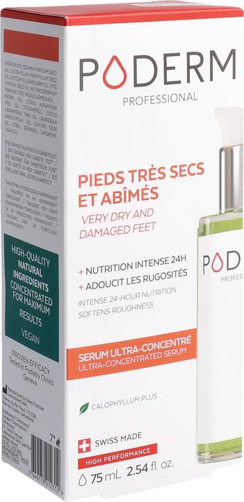 Actual product image Poderm Professional (Foot cream & foot gel, 75 ml)