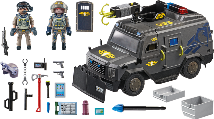 Produktbild Playmobil SWAT-Geländefahrzeug (71144, Playmobil City Action)