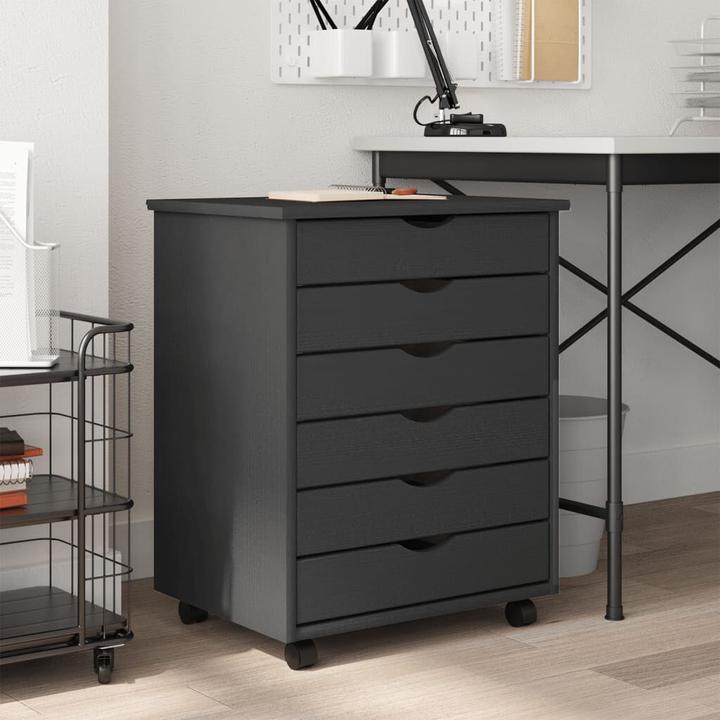 Produktbild vidaXL Rollschrank (53 x 39 x 65.50 cm)