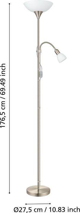 Productafbeelding EGLO Omhoog 2 (E14, E27)