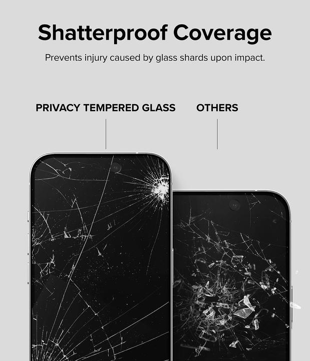 Produktbild Ringke Privacy Tempered Glass (Apple iPhone 15 Pro Max)