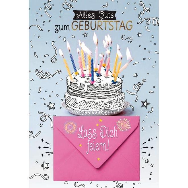 Taunus, Grusskarte + Briefpapier, Geburtstagskarte für Geldgeschenk - Alles Gute zum Geburtstag (1 Stk.)
