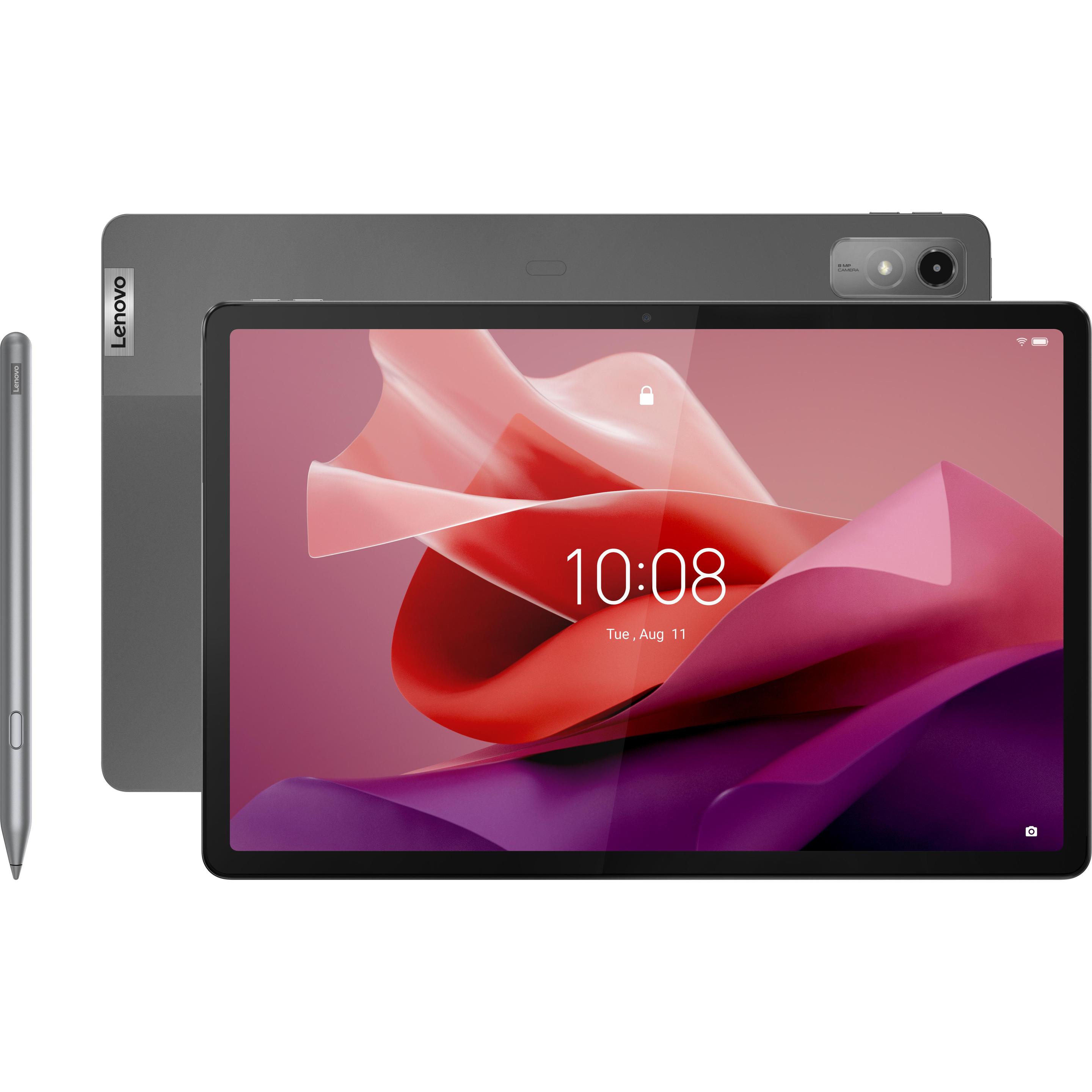 Lenovo Tab P12 (nur WLAN, 12.70", 128 GB, Storm Grey), Tablet, Grau