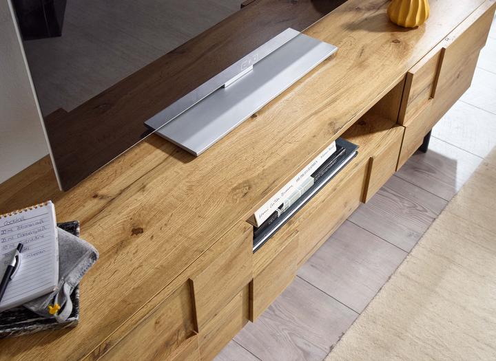 Produktbild FineBuy Lowboard Spanplatte Braun (160 x 43 x 45 cm)