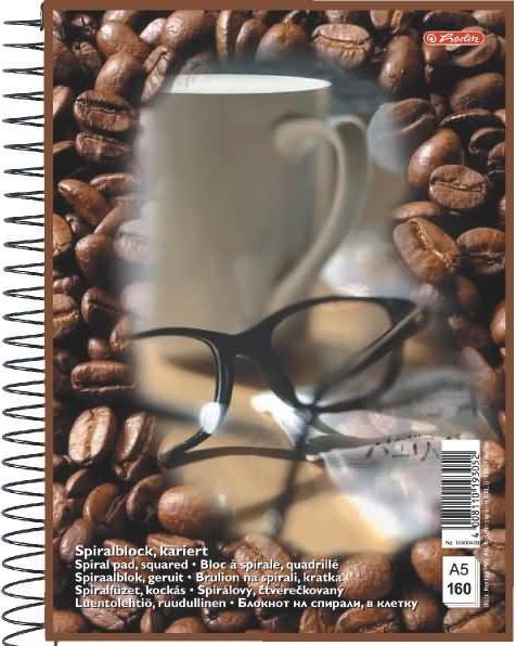 Actual product image Herlitz College notepad A5/160BL assorted (A5, Checked, No binding)