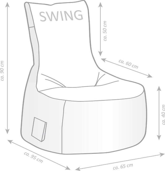 Actual product image Sitting Point Swing Set Scuba