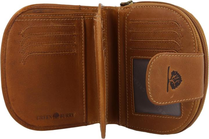 Immagine prodotto Greenburry Portafoglio Tornado con protezione RFID in pelle 14 cm