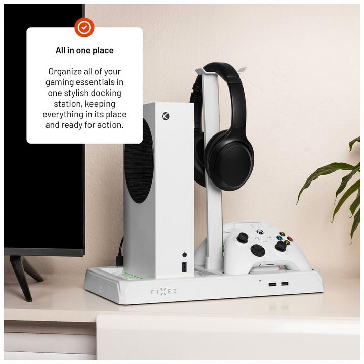 Image du produit Fixed Station multifonctions pour Xbox Series X et S, blanc (Xbox Series S, Xbox Series X)