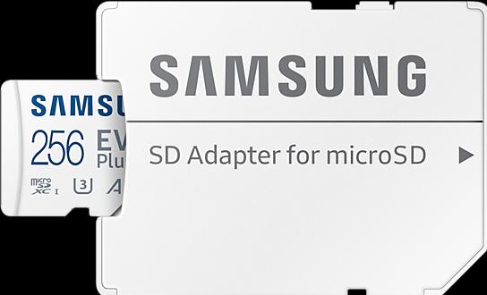 Produktbild Samsung EVO Plus (256 GB, microSDXC, U3, UHS-I)