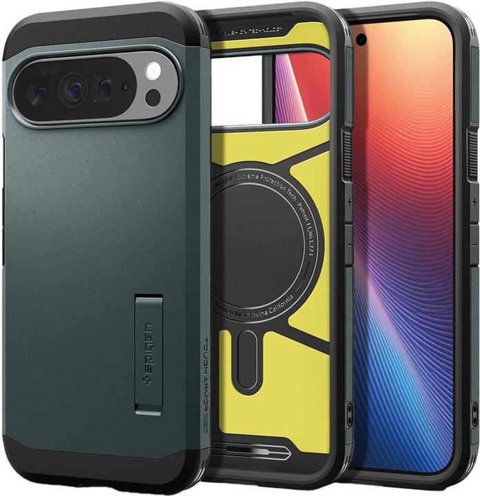 Image du produit Spigen - Tough Armor MagSafe - Google Pixel 10 Pro XL - Abyss Green (Google Pixel 10 Pro XL)