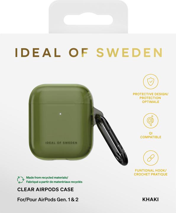 Image du produit iDeal Of Sweden Couverture rigide Designer Kaki clear (Sac pour écouteurs)