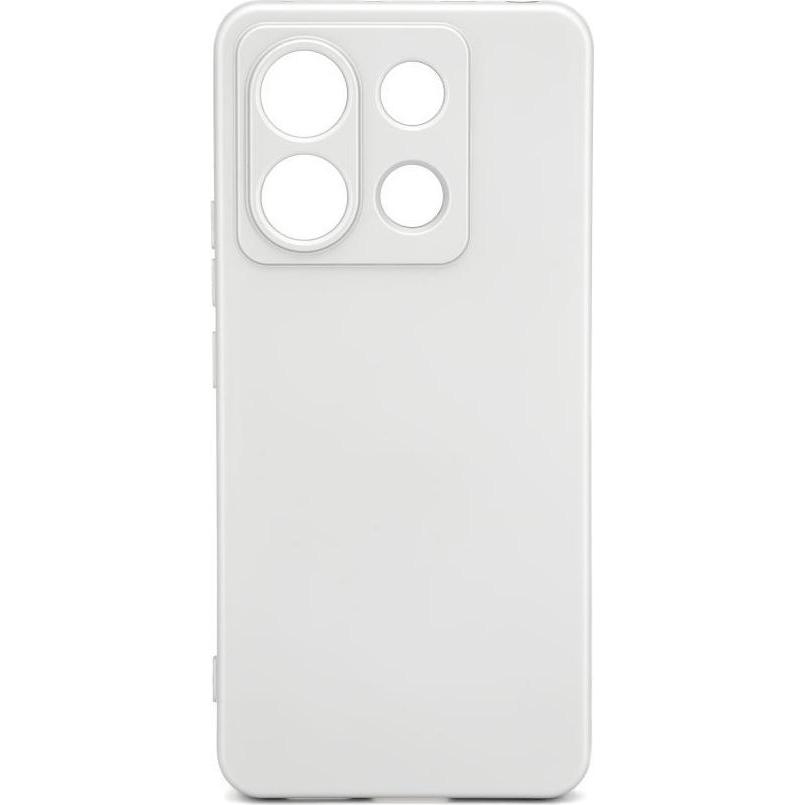iLike Custodia in silicone per Poco X6 Nano (Xiaomi Poco X6), Cover smartphone, Argento
