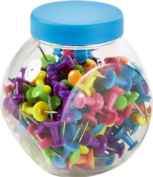 Image du produit Magni Epingles à tableaux néon 150 pcs., mélange de couleurs