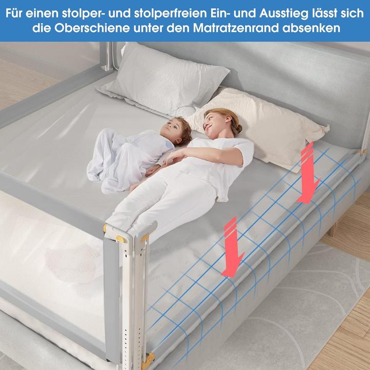 Actual product image Yikanwen Bettschutzgitter (140 x 90 x 90 cm)