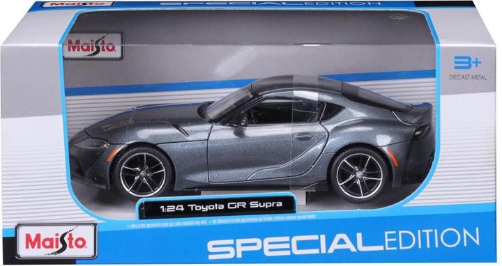Actual product image Maisto Toyota Supra GR 1/24 grey
