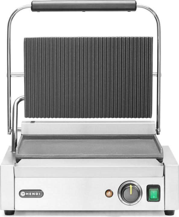 Produktbild Hendi Paninigrill, oben gerillt, unten glatt