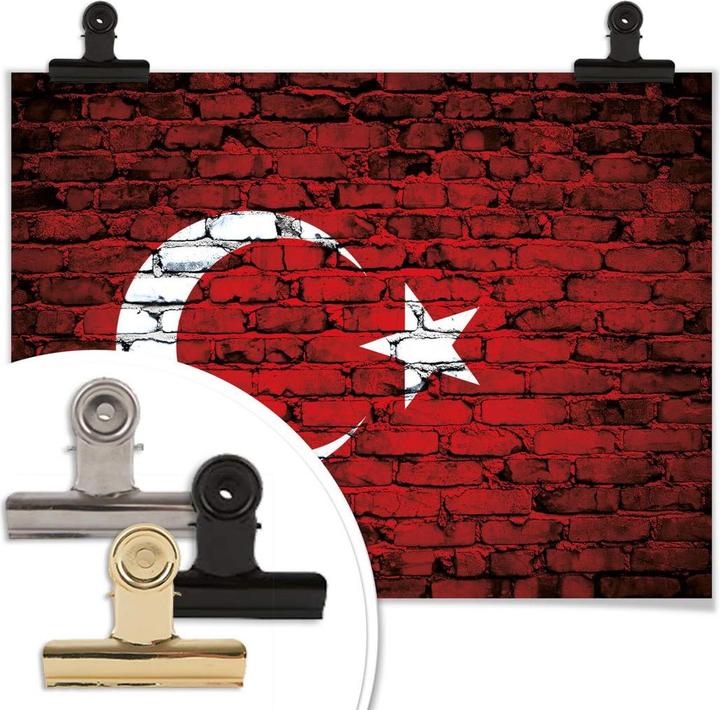Actual product image Trenddeko Turkish flag (80 x 60 cm)