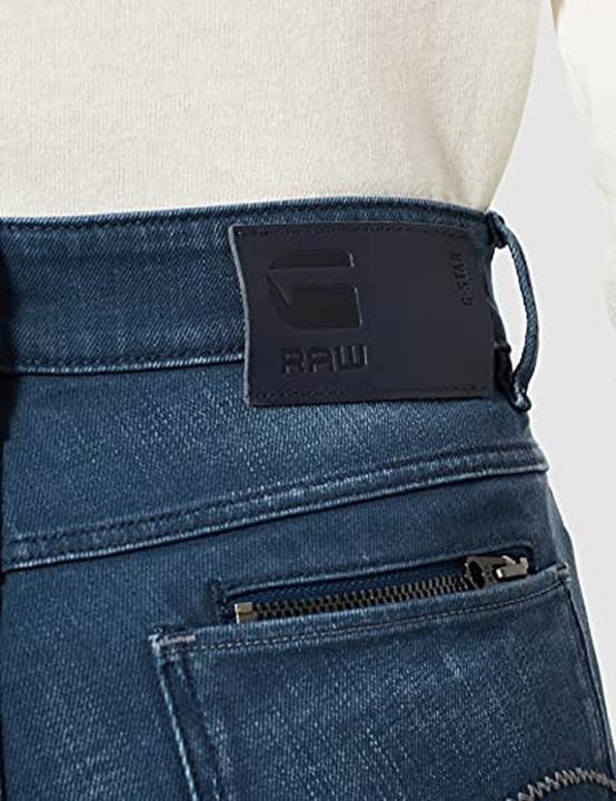 Image du produit G-Star Jeans droites Noxer, bleu usé avec patch restauré (W27/L32)
