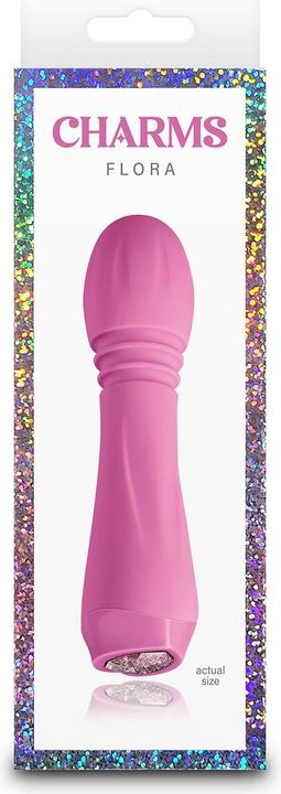 Produktbild NS Novelties Charms Flora Coral Vibrator Blue 13,4 cm