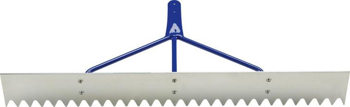 Actual product image Idealspaten SIEGER aluminum tar spreader 'serrated blade' screwed powder coated without handle