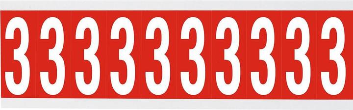 Actual product image Brady CNL2 Series labels with numbers and letters (2.20 cm)
