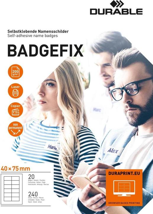 Produktbild Durable Namensschilder