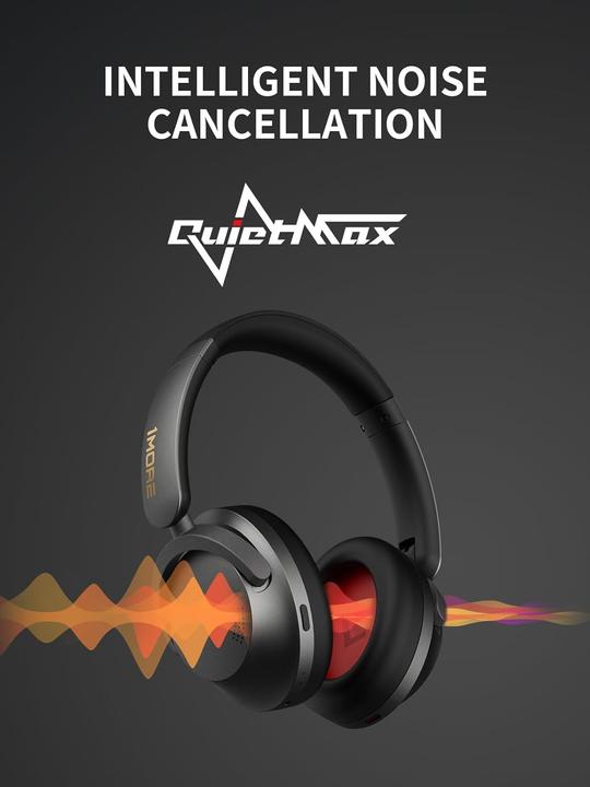 Image du produit 1More Kopfhörer mit aktiver Geräuschunterdrückung (ANC, 100 h, Sans fil)