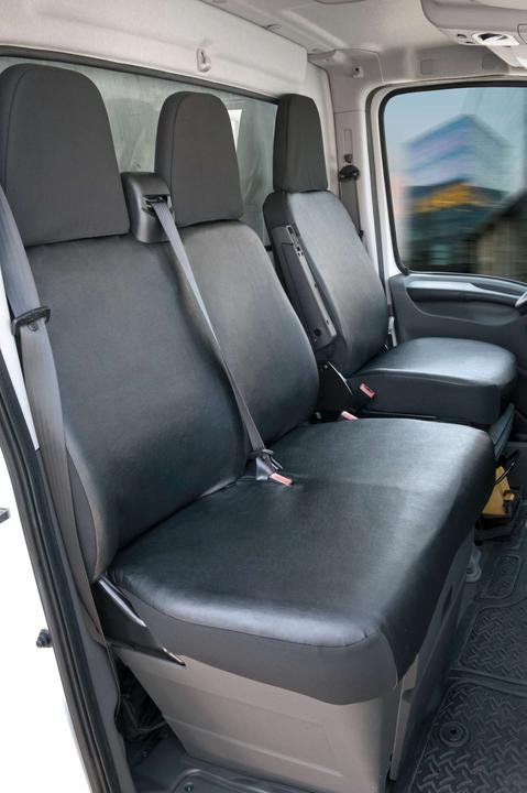 Image du produit Walser Housse de siège pour Iveco Daily IV, 1 siège simple &amp  banquette double, , Protecteur de siège