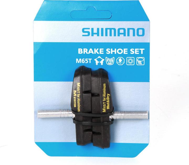 Actual product image Shimano Brake pads M65T for alloy wheels 5 pair (Shimano, Rubber)